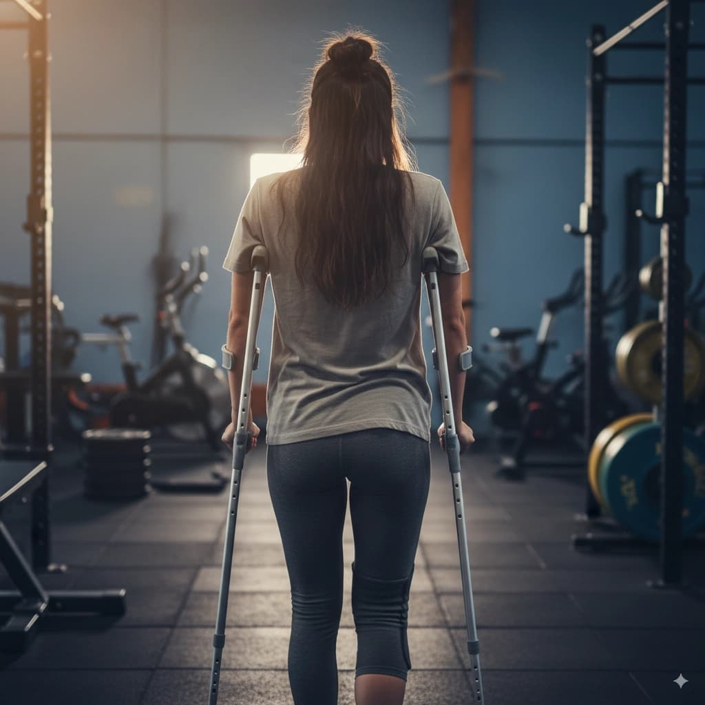 GymSENSAI coach with tablet